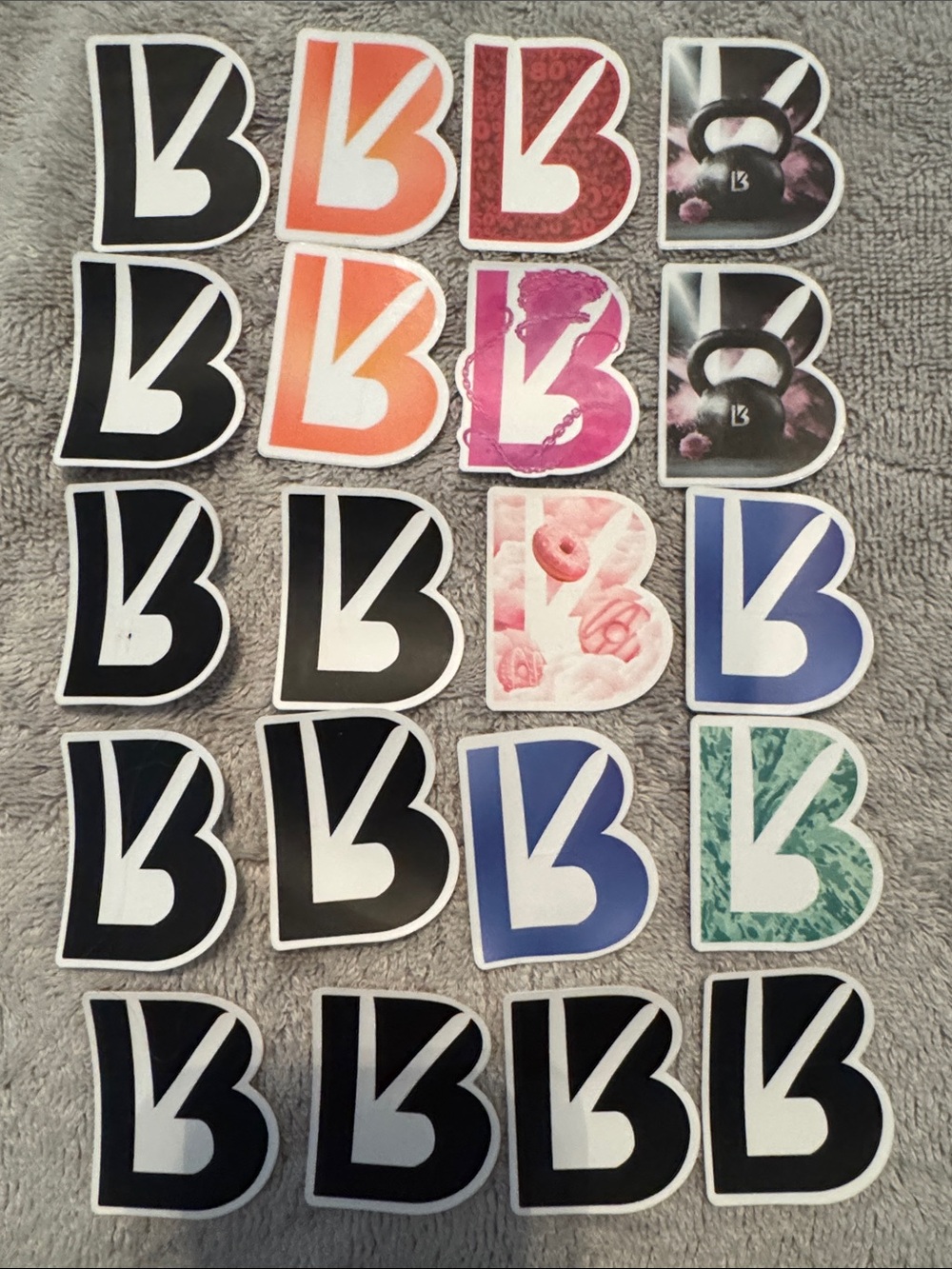 BuffBunny Logo Stickers Set
